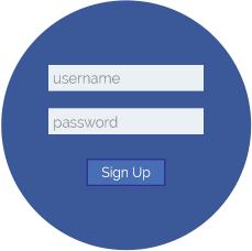 Facebook login icon