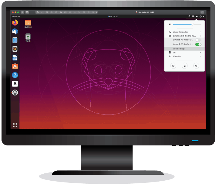 silverbackvpn app on a Linux Machine