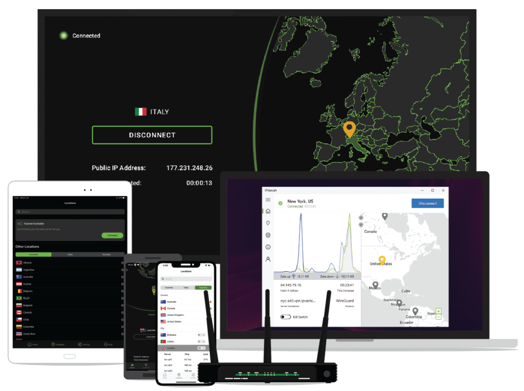 silverbackvpn app on devices