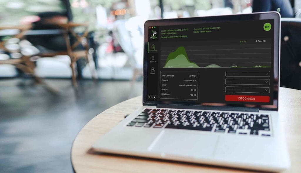 silverbackvpn app on laptop