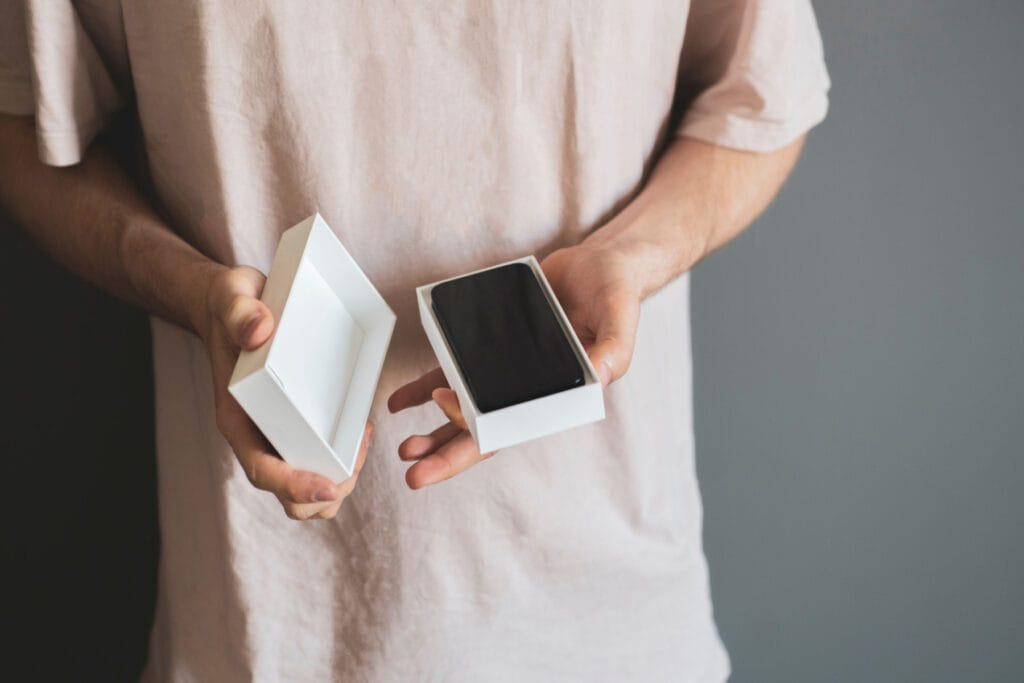 Phone in box