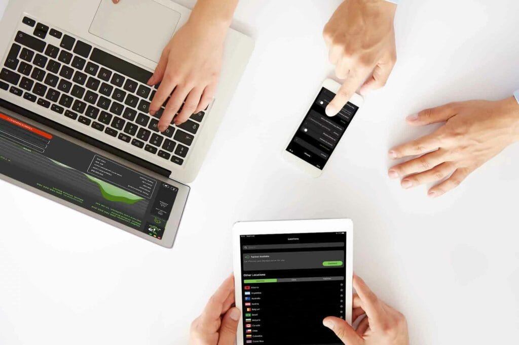 silverbackvpn app on devices