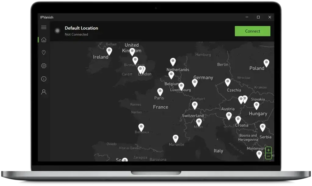 silverbackvpn App on Laptop