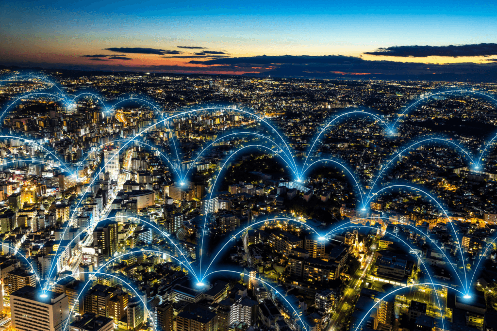 What is an ISP connecting buildings
