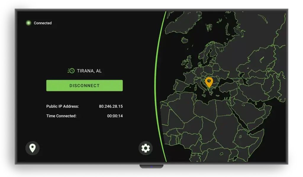 silverbackvpn app on Nokia Streaming Box