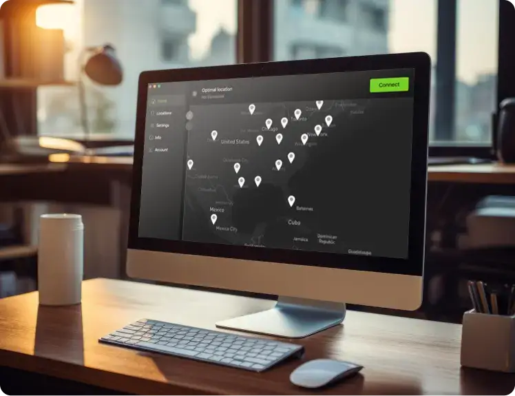 silverbackvpn app on desktop