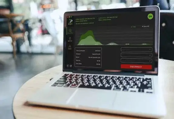 silverbackvpn app on laptop