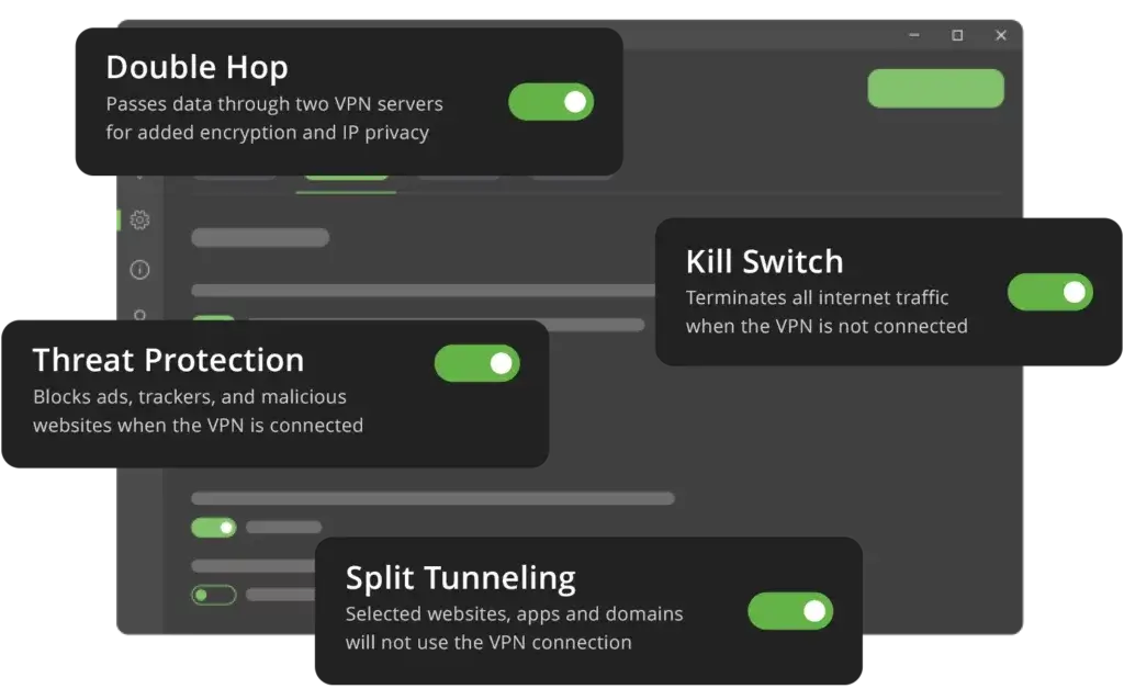SilverBackVPN app features