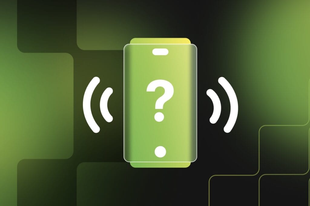 Phone showing unknown number calling