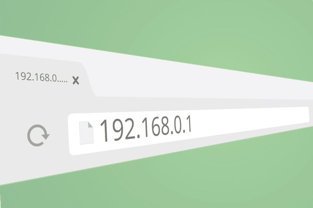 An address bar of an internet browser shows an ip address, decorative image for article on who owns ip addresses