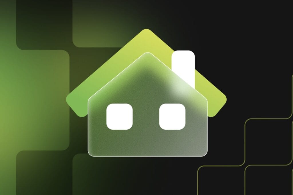 icon of a house, home address