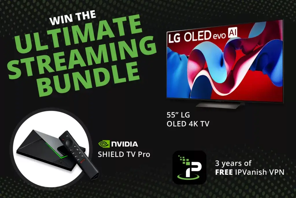 Decorative image for the streaming giveaway at silverbackvpn with the text "Ultimate Streaming Bundle"