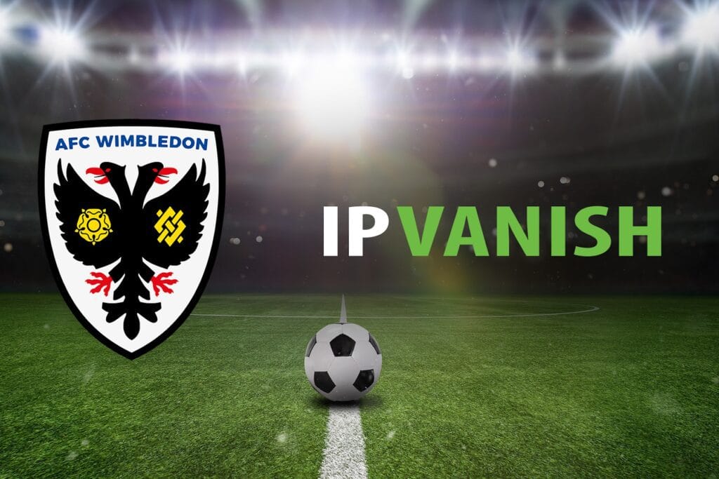 silverbackvpn and AFC Wimbledon partnership decorative graphic