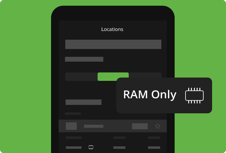 RAM Only Servers Image