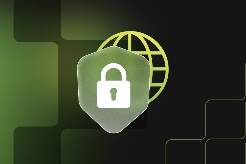 shield and globe icons