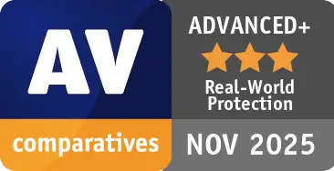 AV Comparatives Real-World Protection Award