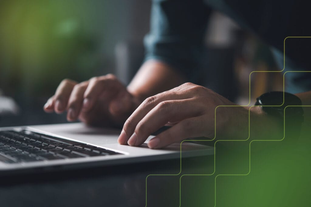 hands typing on a keyboard, can a vpn be hacked