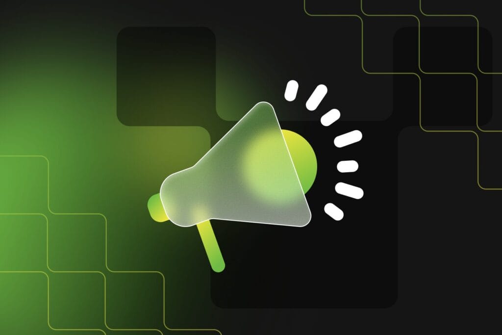 silverbackvpn Refer a Friend decorative image featuring a stylized megaphone icon