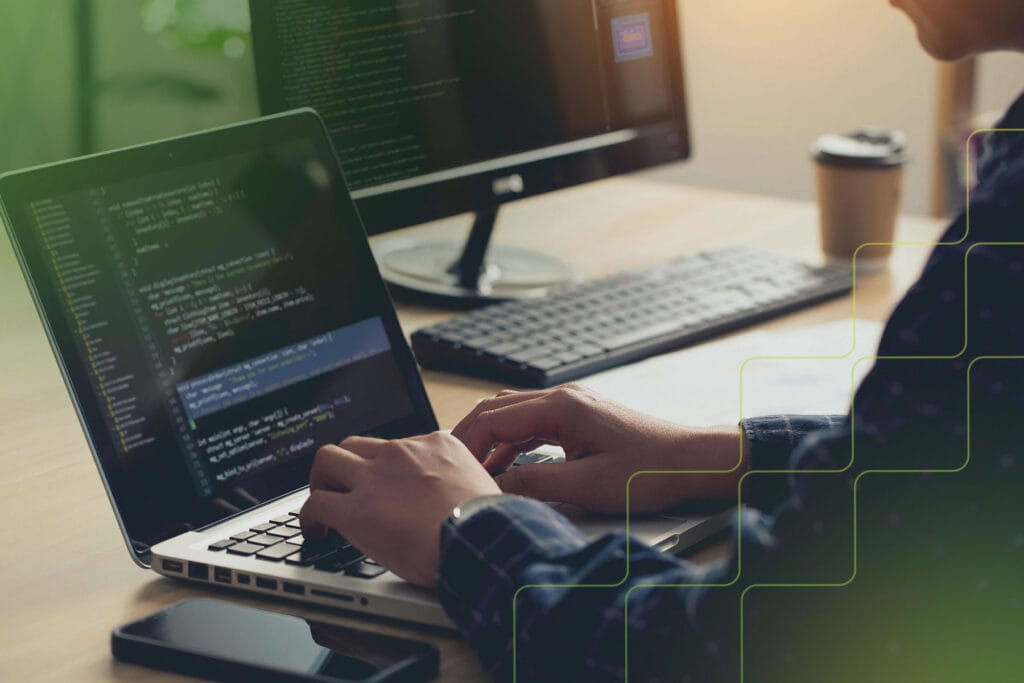 person at a computer writing code, vpn vulnerability disclosure