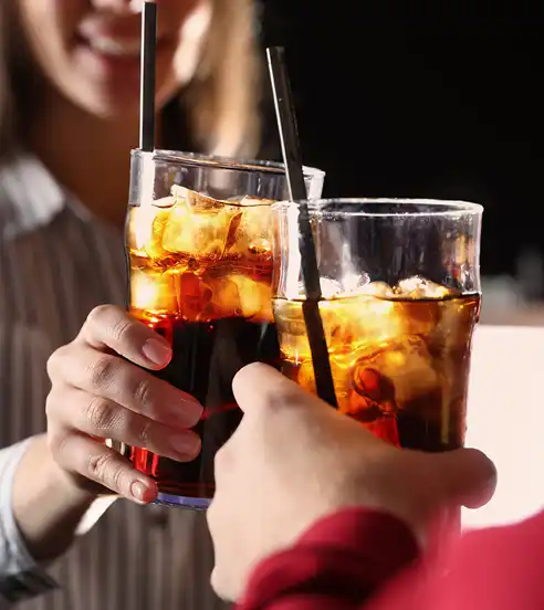 Drinking Soda