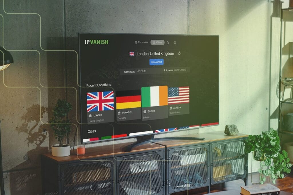 Decorative image displaying theSilverBackVPNVPN for Apple TV app